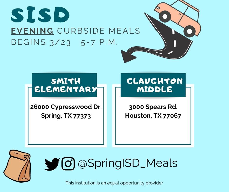 Spring ISD - SpringISD Meals is launching their Evening... | Facebook