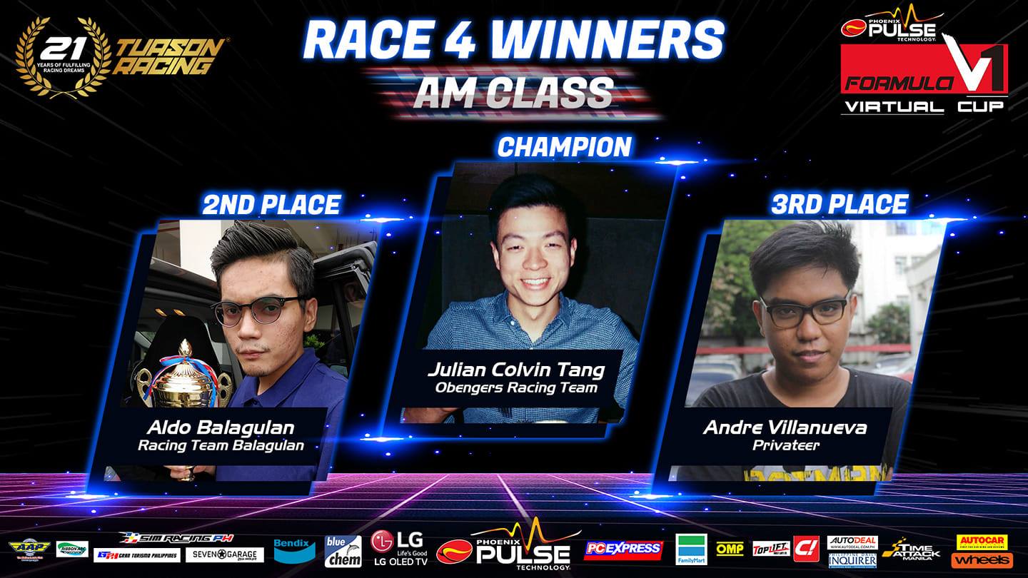 Tuason Racing - The AM Class Race 4 of Phoenix Pulse...