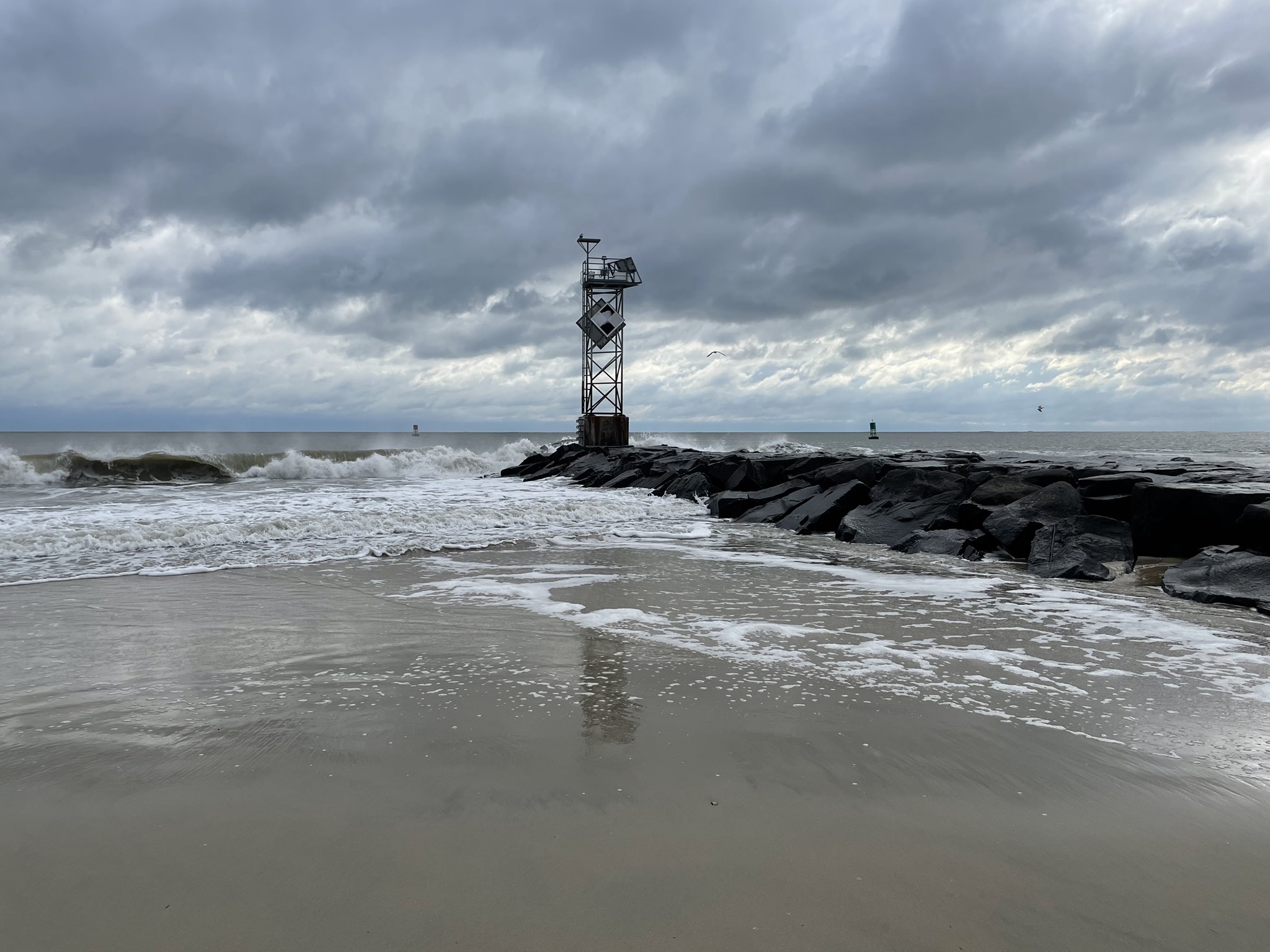 OceanCity.com - The rocks at the Inlet always make for...