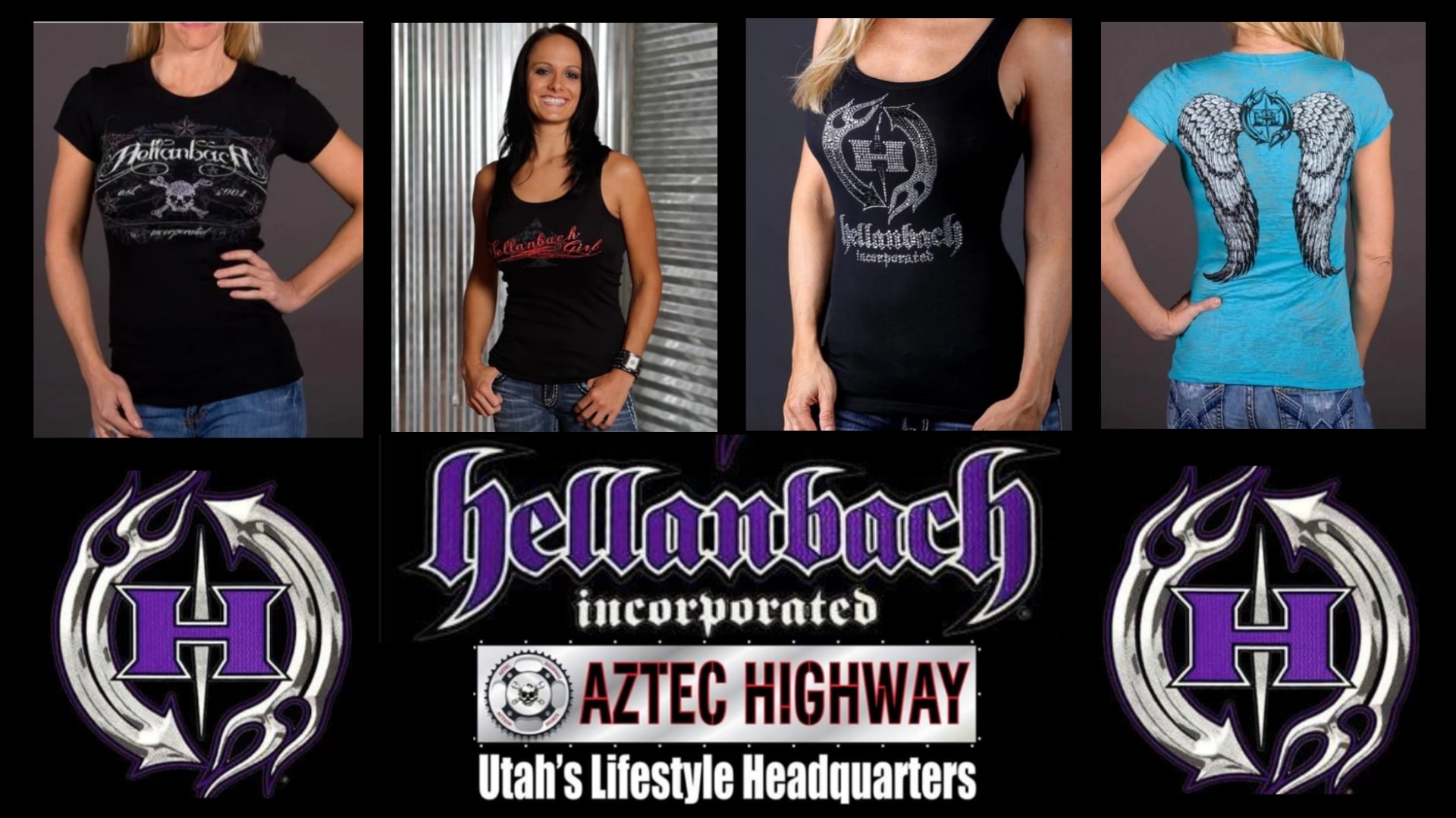 Aztec Highway - Hellanbach is a brand new biker/gear head clothing line ...