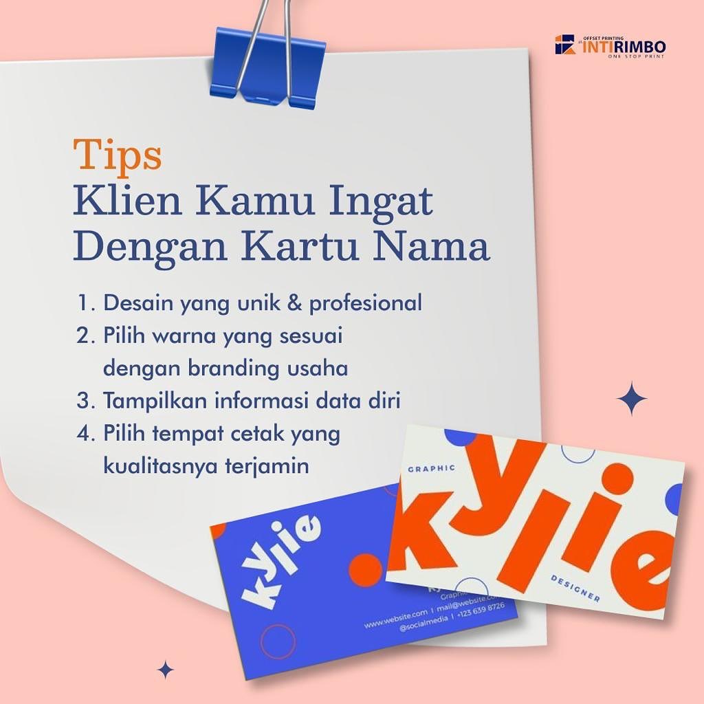 INTI RIMBO - Selain menjadi tanda pengenal seseorang,...