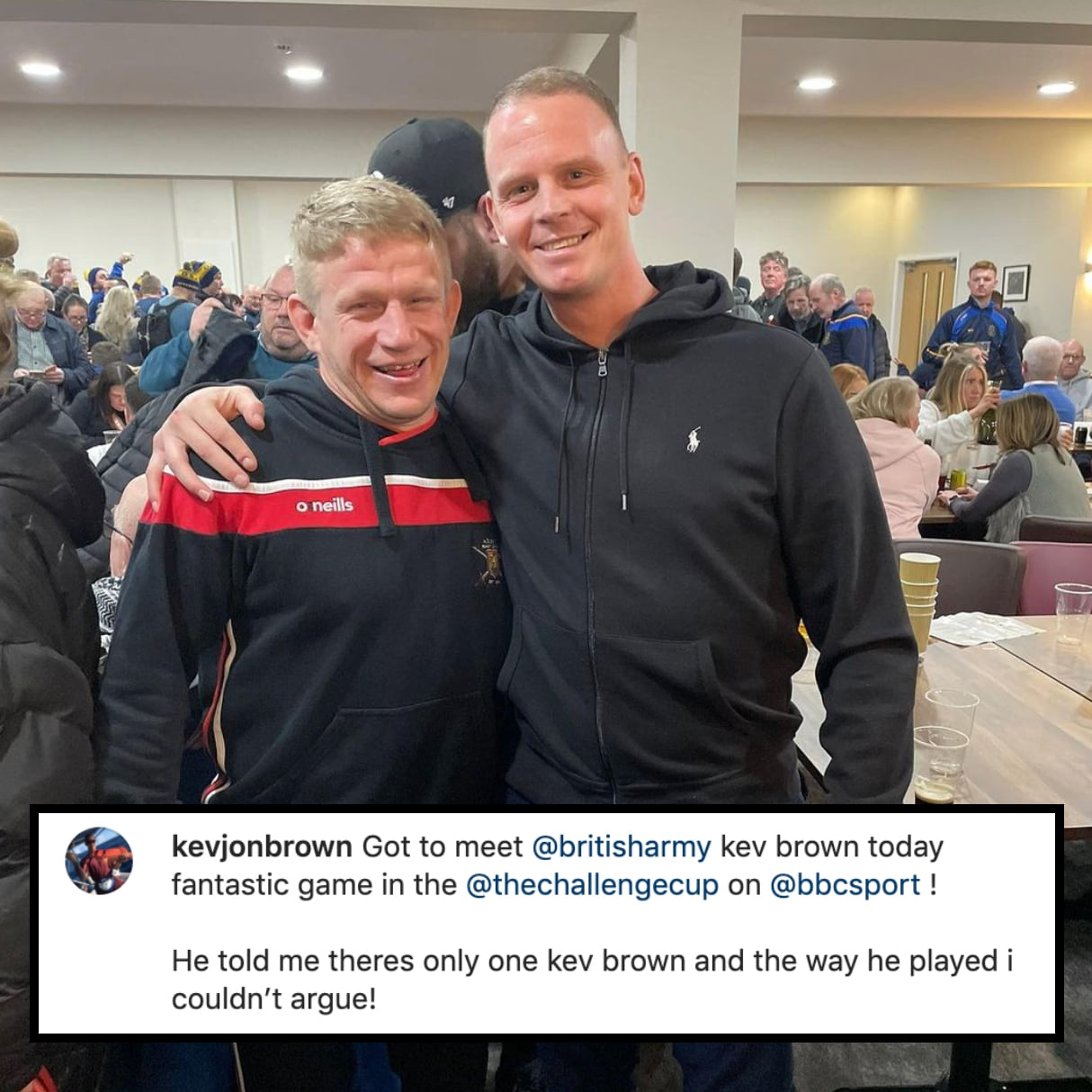 Challenge Cup - 😅 When Kev Brown met Kev Brown! 📺 See...