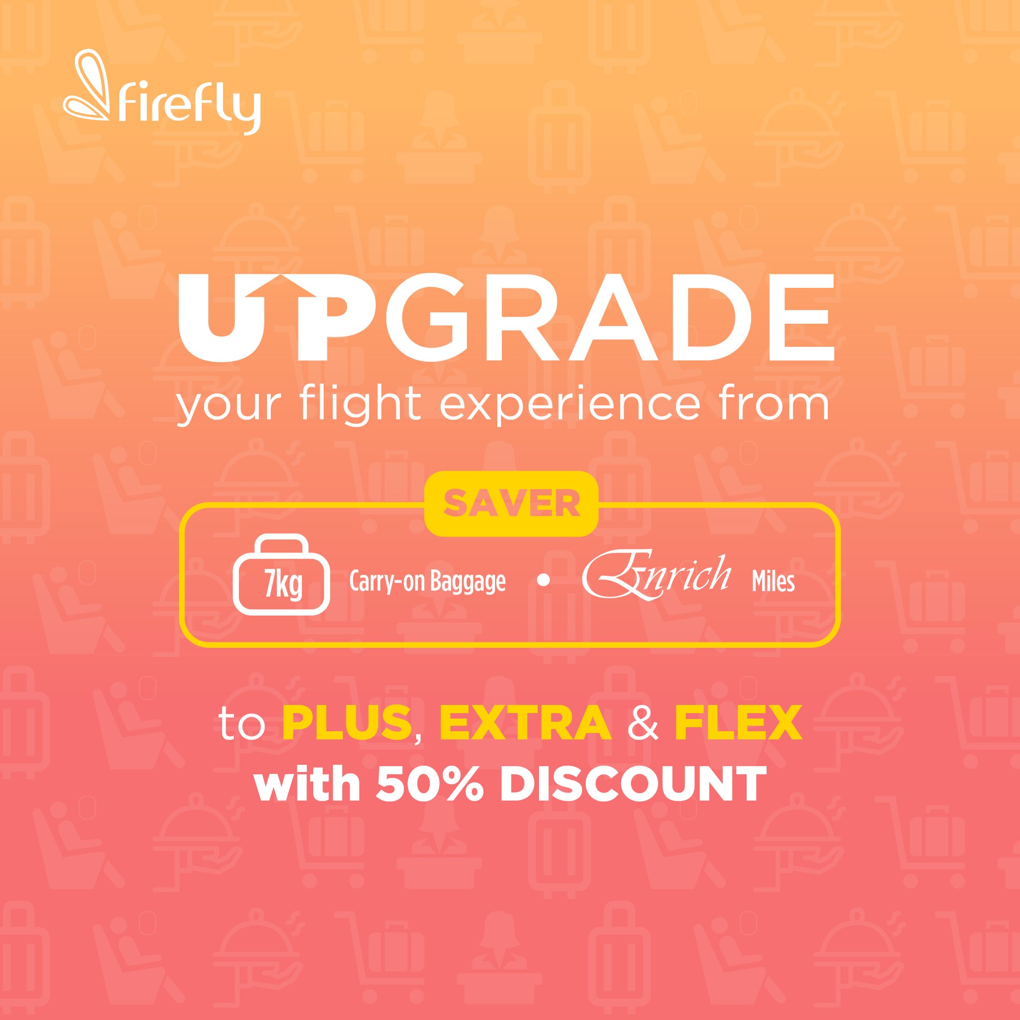 Fly like a VIP and upgrade your flight... - Firefly Airlines | Facebook