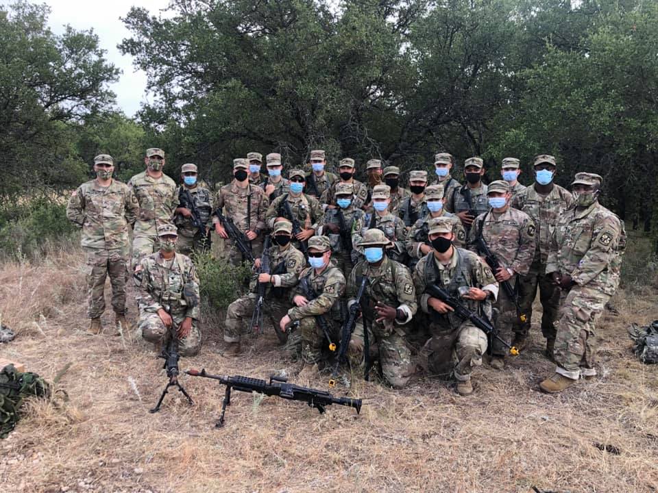 The Mavericks celebrated with their... - UT-Arlington ROTC