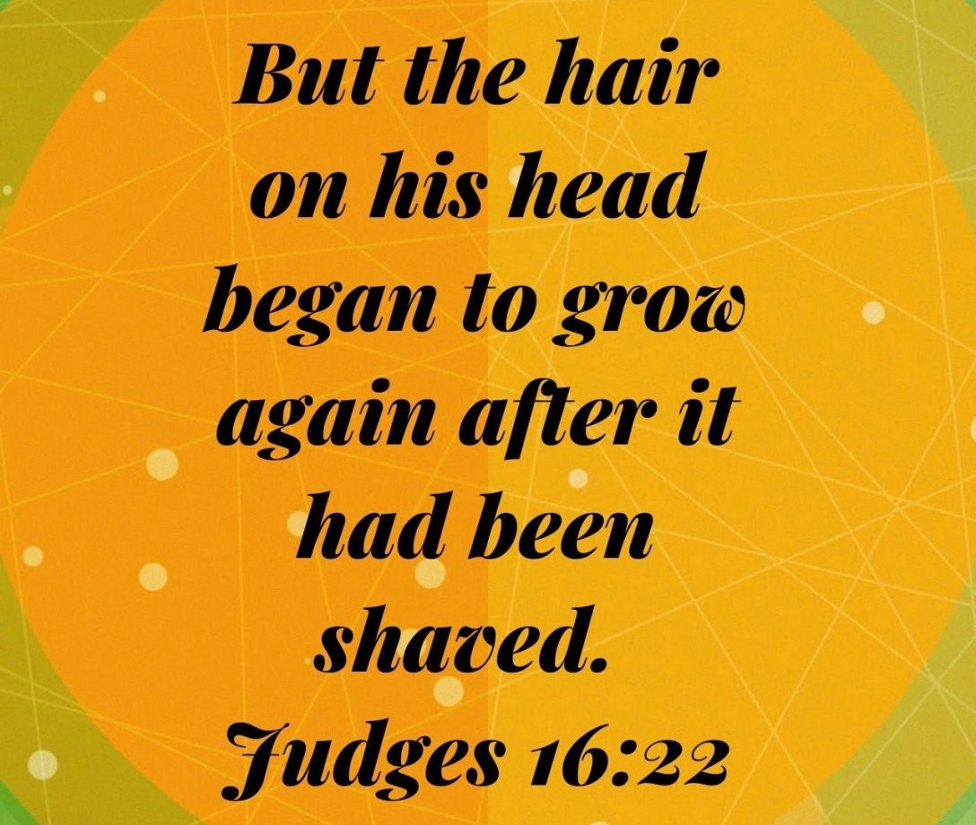 Hopewell - Daily devotional for Monday, April 20, 2020 “The hair of his ...