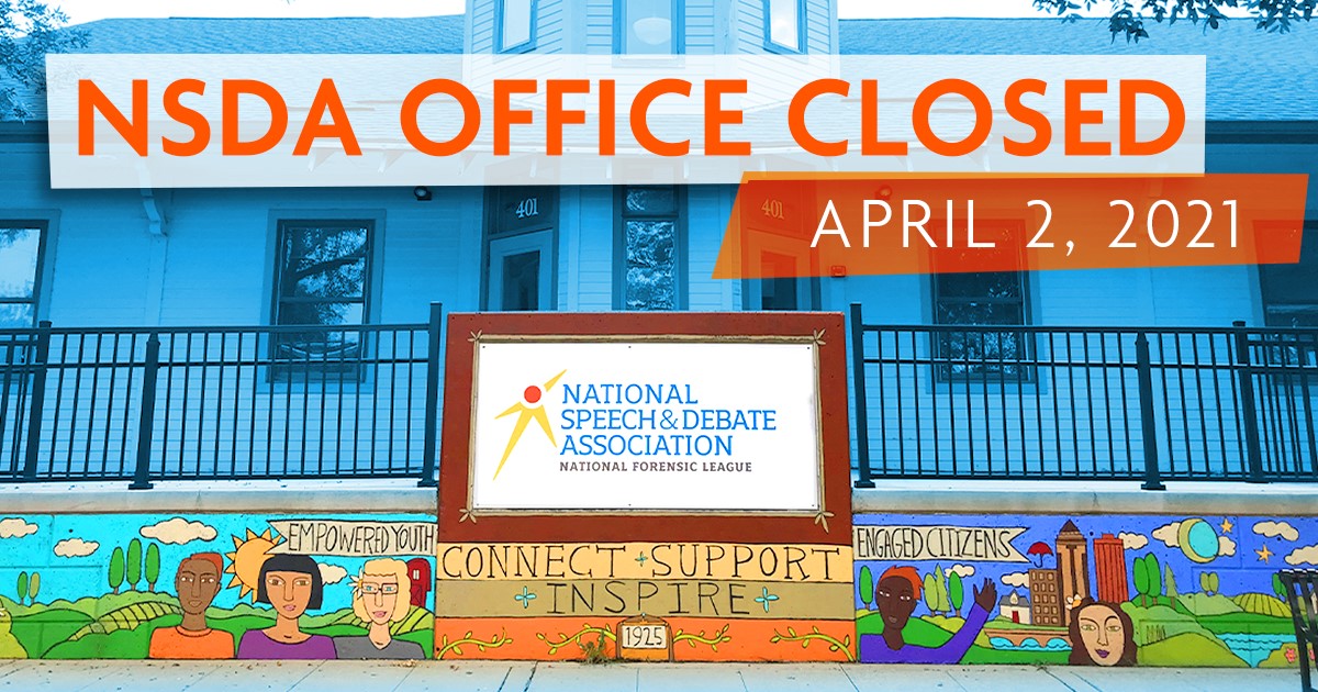 National - The NSDA Office is closed today. We'll be back to assist you ...