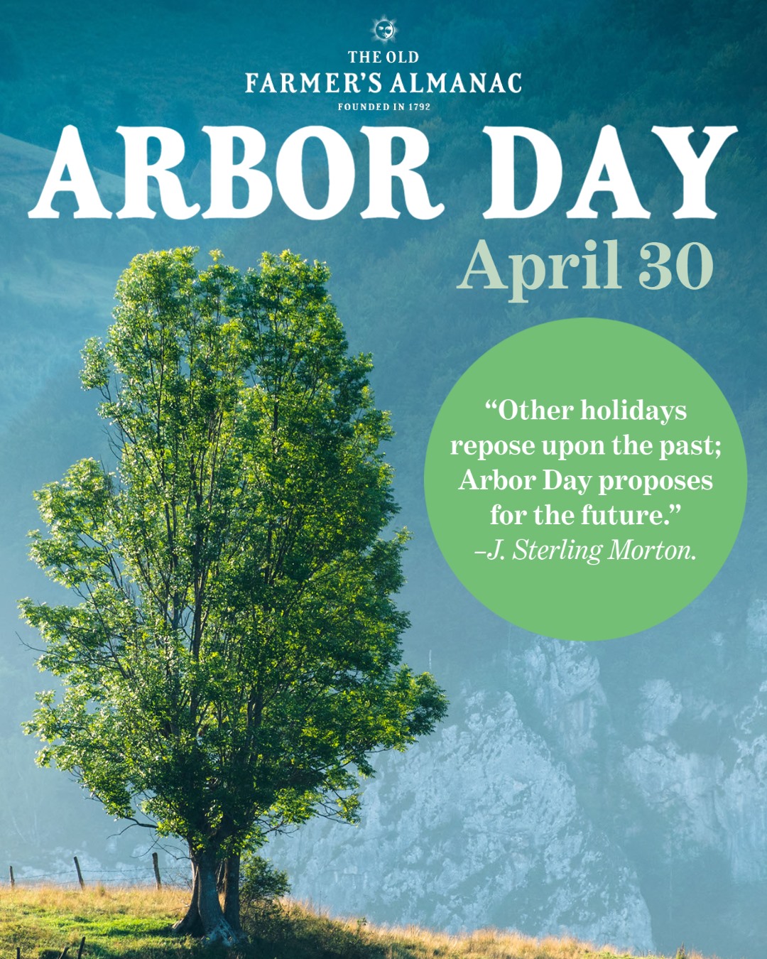 The Old Farmers Almanac - Happy Arbor Day! 🌳🌲🌴🌳🌲🌴🌳🌲🌴🌳🌲🌴The purpose of ...