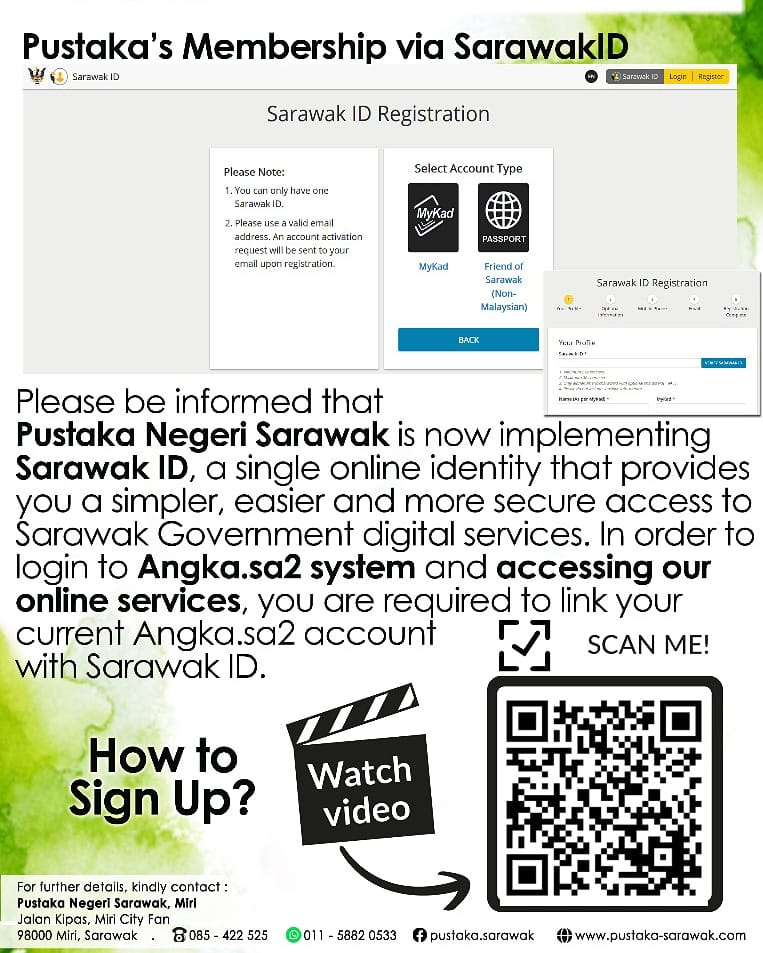 Pustaka S Membership Membership Pustaka Negeri Sarawak Facebook