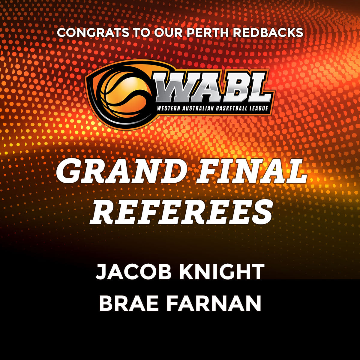 Perth Redbacks - It's not just 6 of our WABL teams who... | Facebook