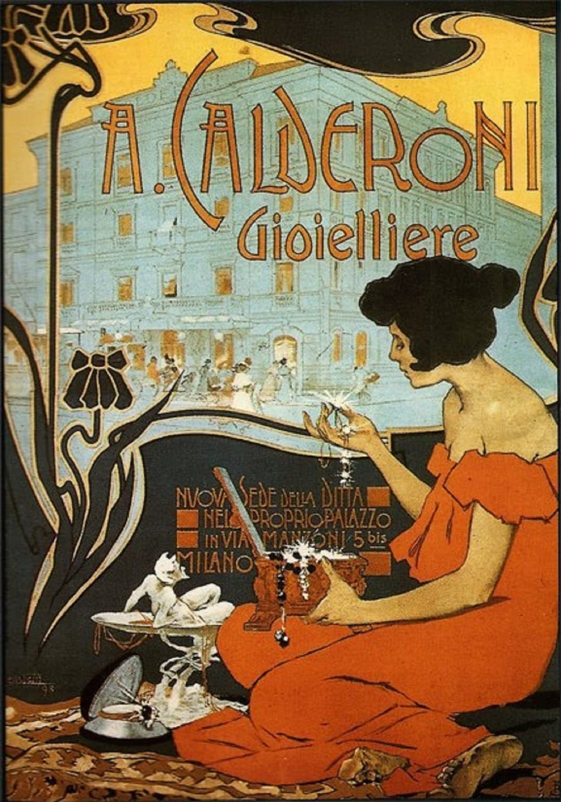 ADOLFO HOHENSTEIN (1854–1928), “Bitter Campari” (1899)