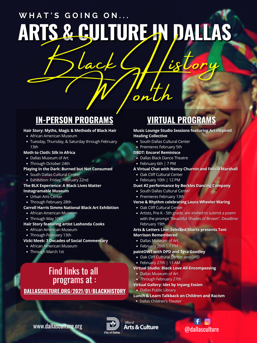 Happy Black... - City of Dallas Office of Arts and Culture | Facebook