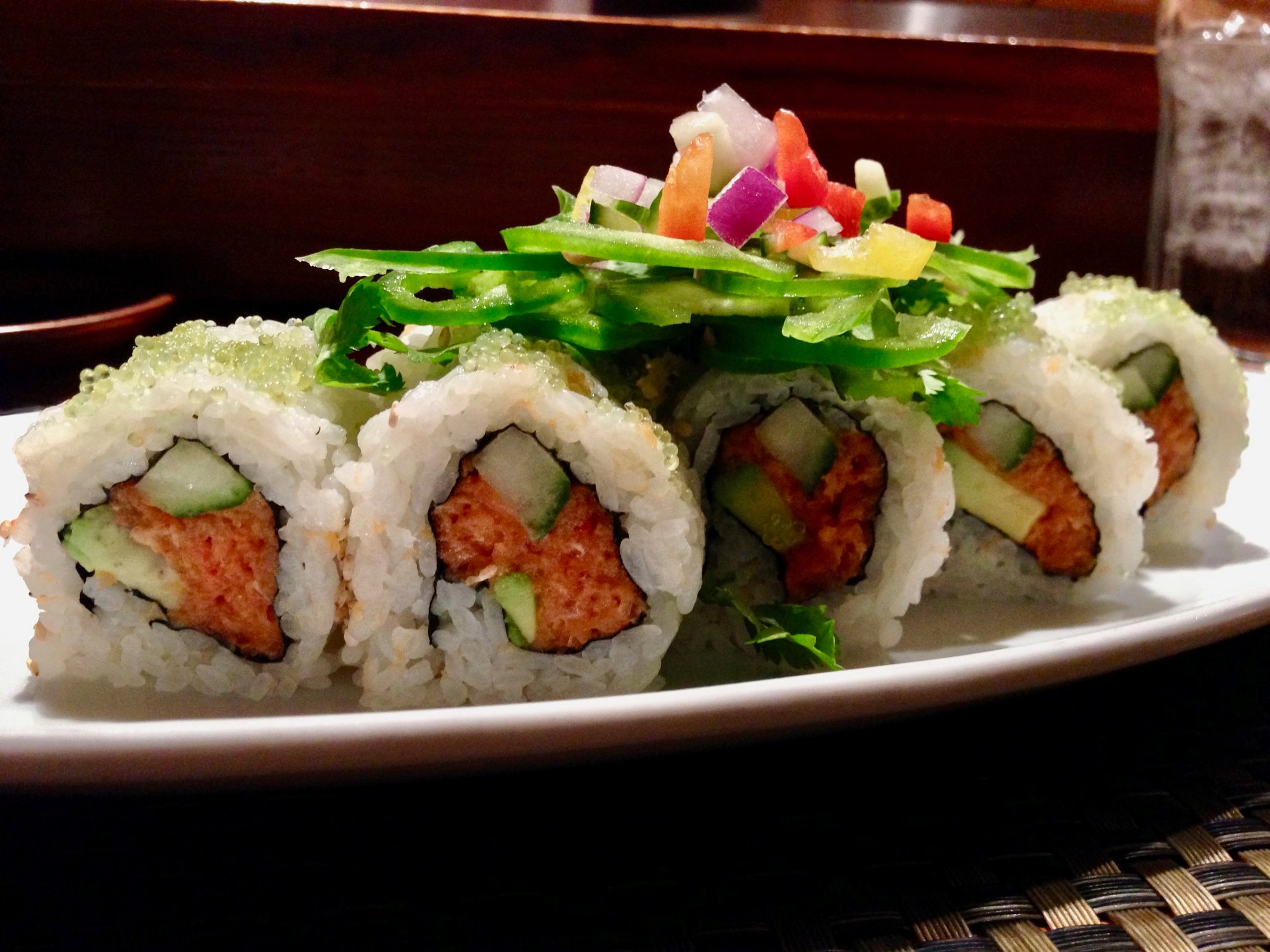 Sushi Den - Our spicy Firecracker Roll sure hits the spot... | Facebook