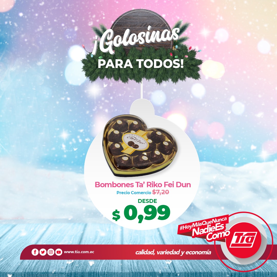 Almacenes Tía - Te traemos estos bombones Ta´Riko Fel Dun... | Facebook