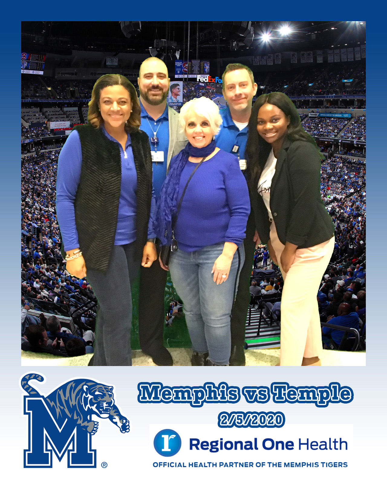 The Memphis Tigers honored our team... - Regional One Health | Facebook