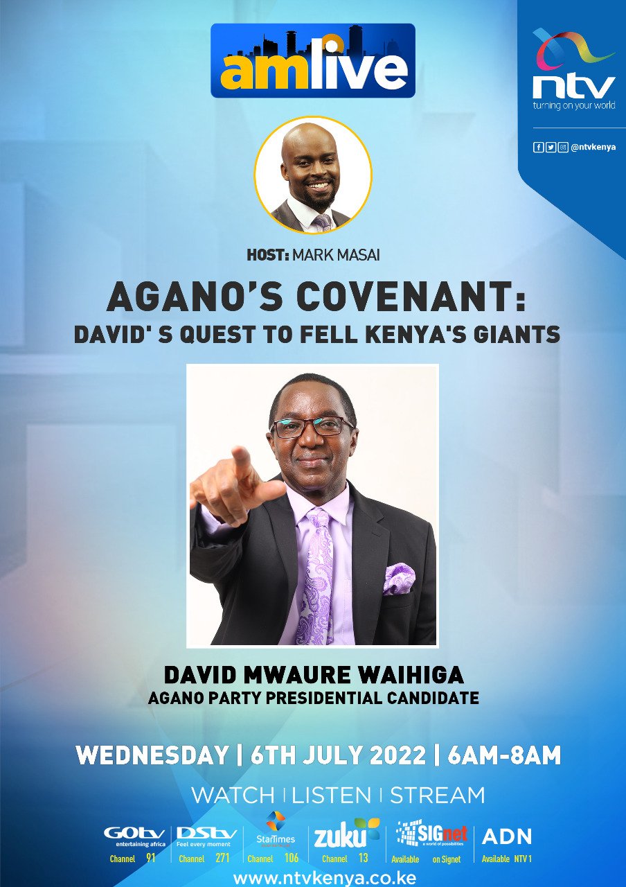 NTV Kenya - Agano's Covenant: David's quest to fell...