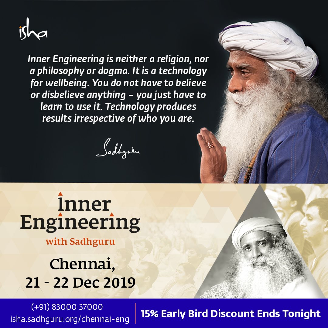 Inner Engineering Program With Sadhguru In Hyderabad – TGIPE