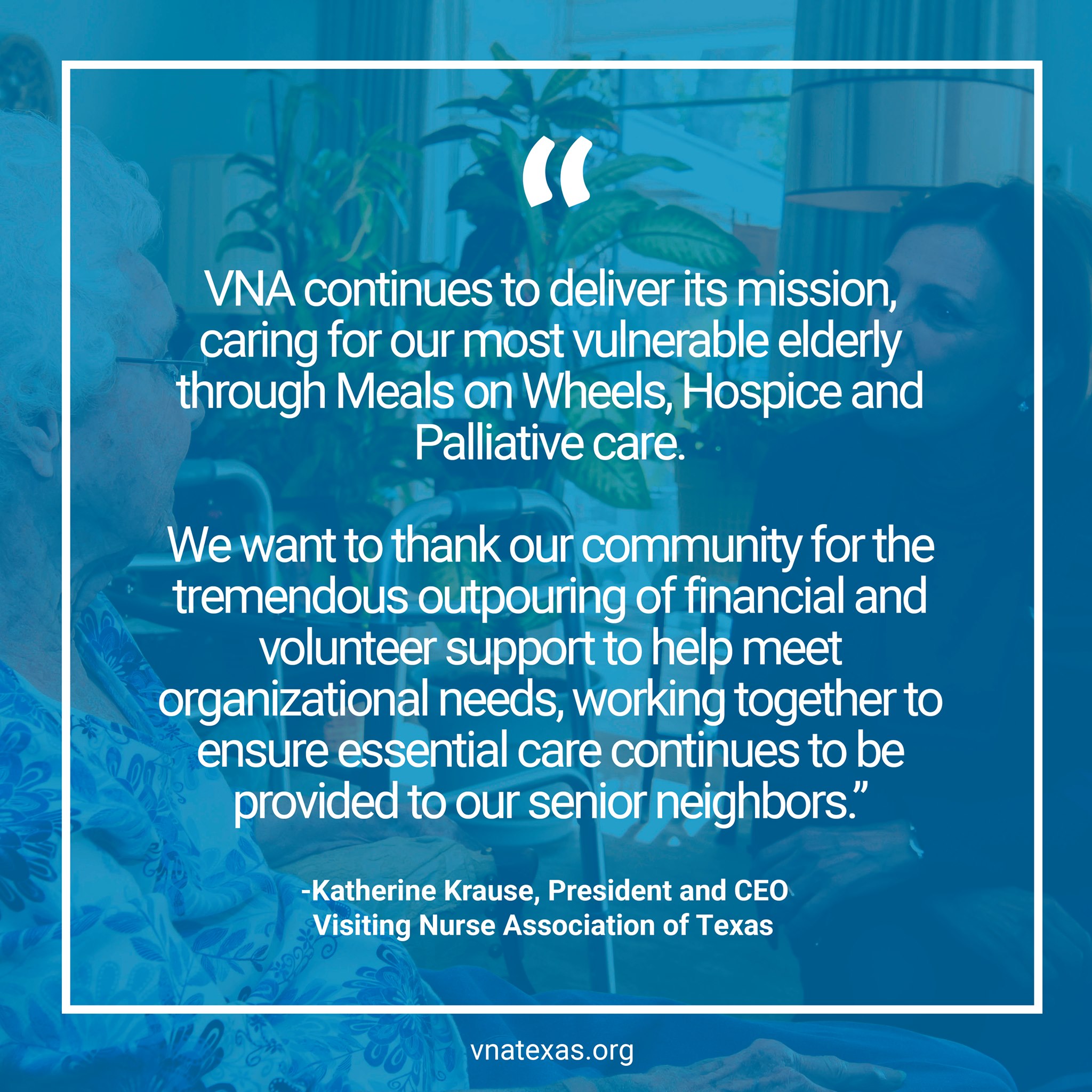A heartfelt... - VNA Texas - Meals on Wheels and Hospice | Facebook