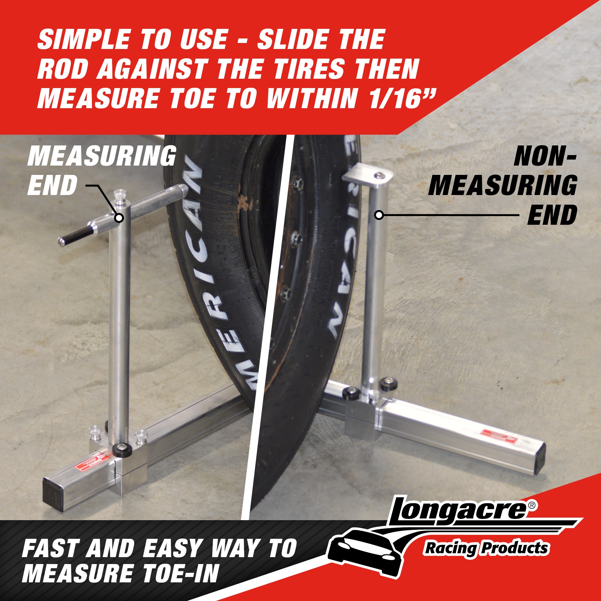 Longacre Racing Products - Longacre Toe Bars are easy to use by one ...