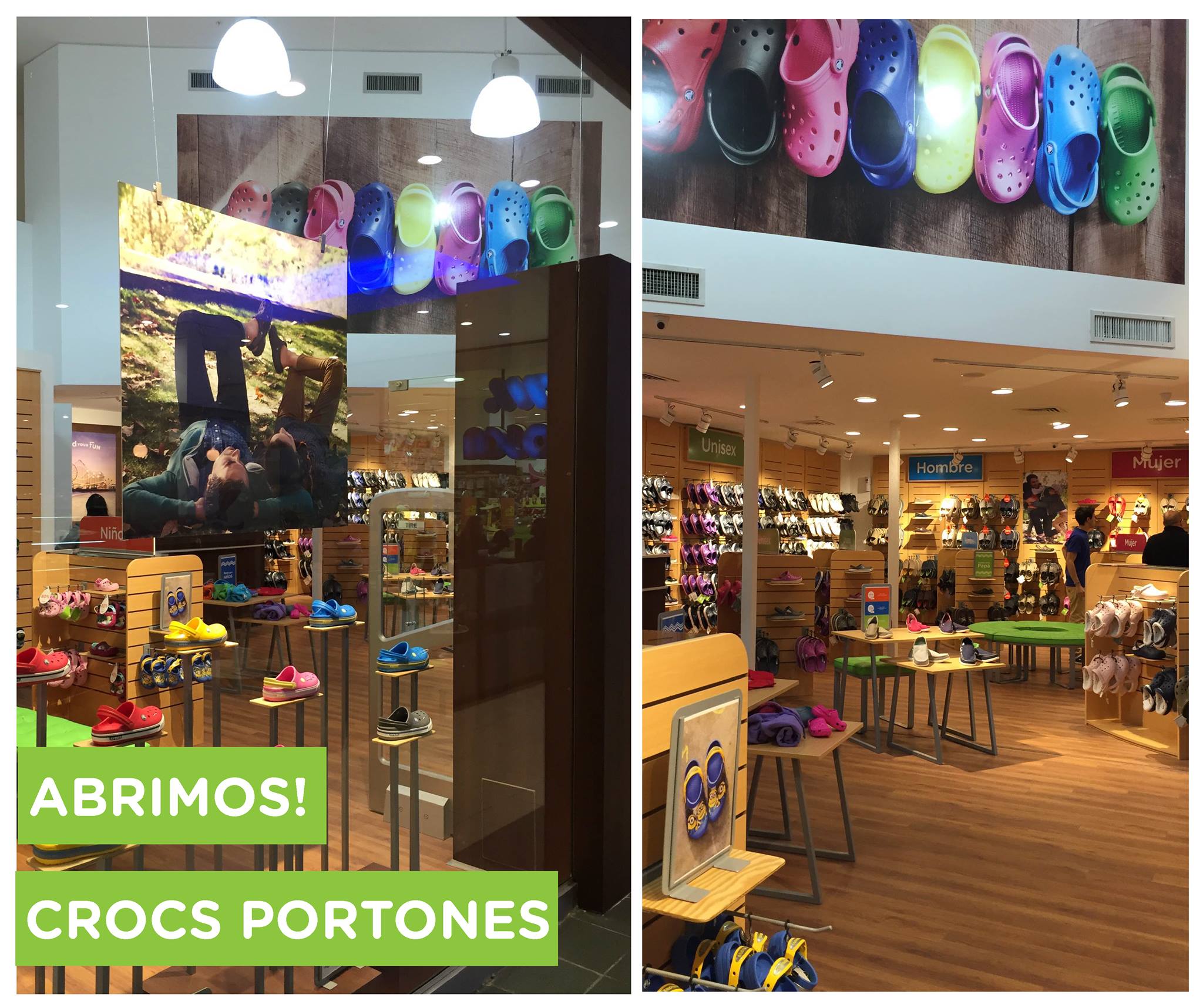 Crocs - Nuevo local en Portones Shopping. Nos acercamos a...
