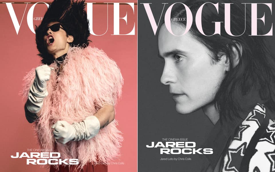 Vogue Greece's November issue features Jared Leto in a series of