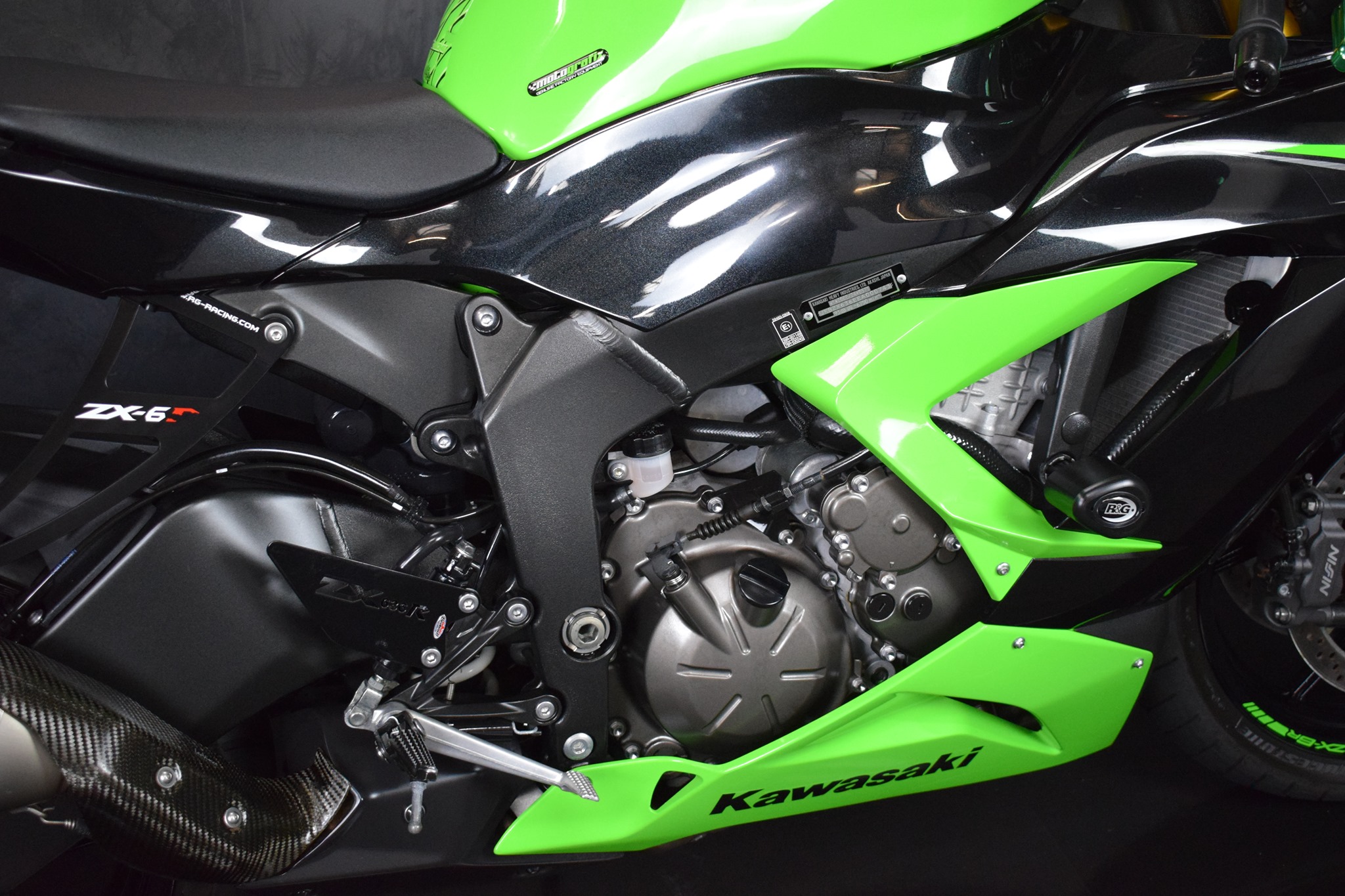 For sale-Kawasaki ZX6R-636-Ninja, 2013 '13' plate with only 10475