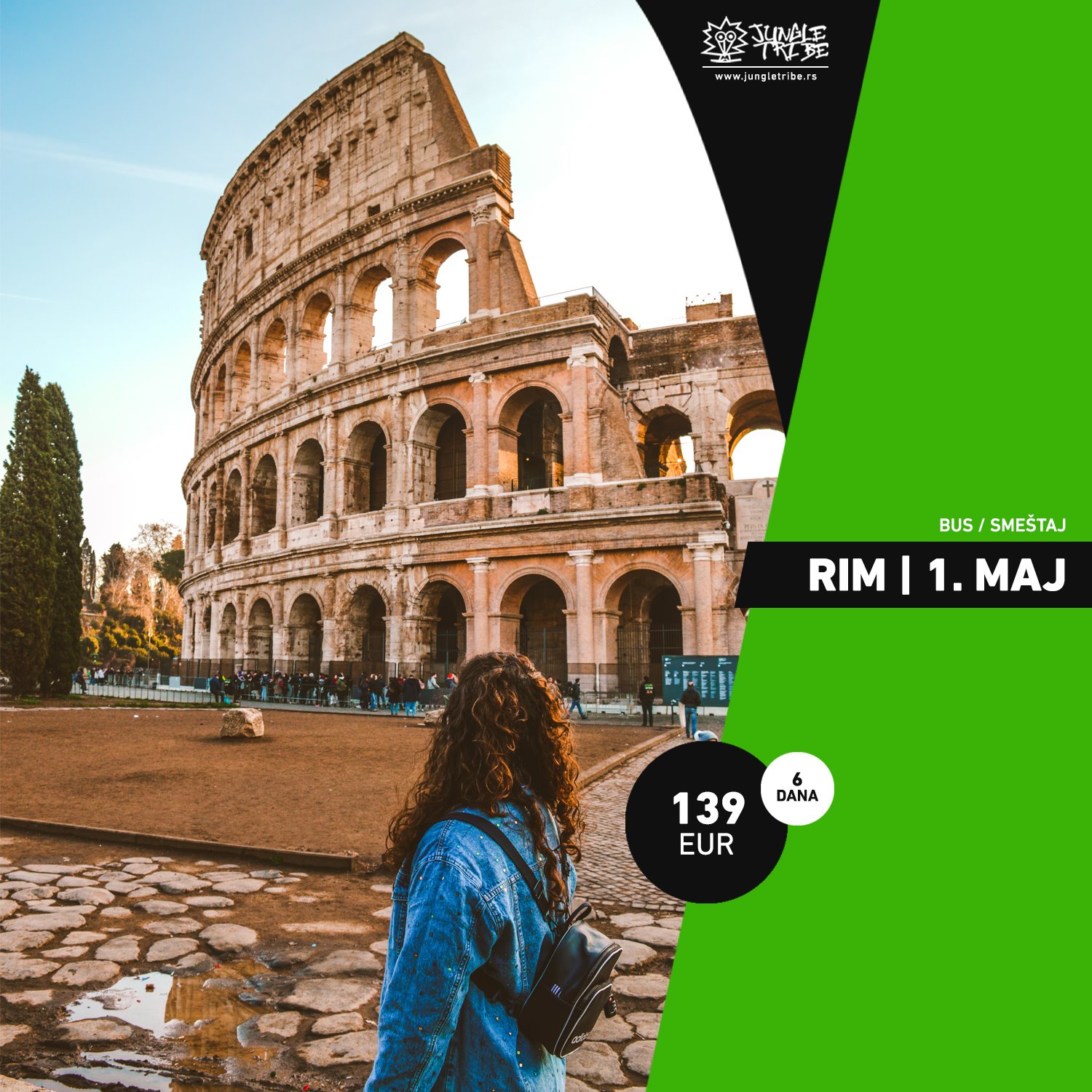 JUNGLE TRAVEL - NEOBICNA PUTOVANJA - *RIM 01. MAJ - 139 EUR* 06 dana ...