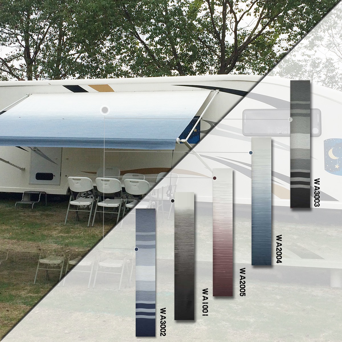 Replacement Caravan Awning Vinyl, Suit Carefree Dometic Aussie ...