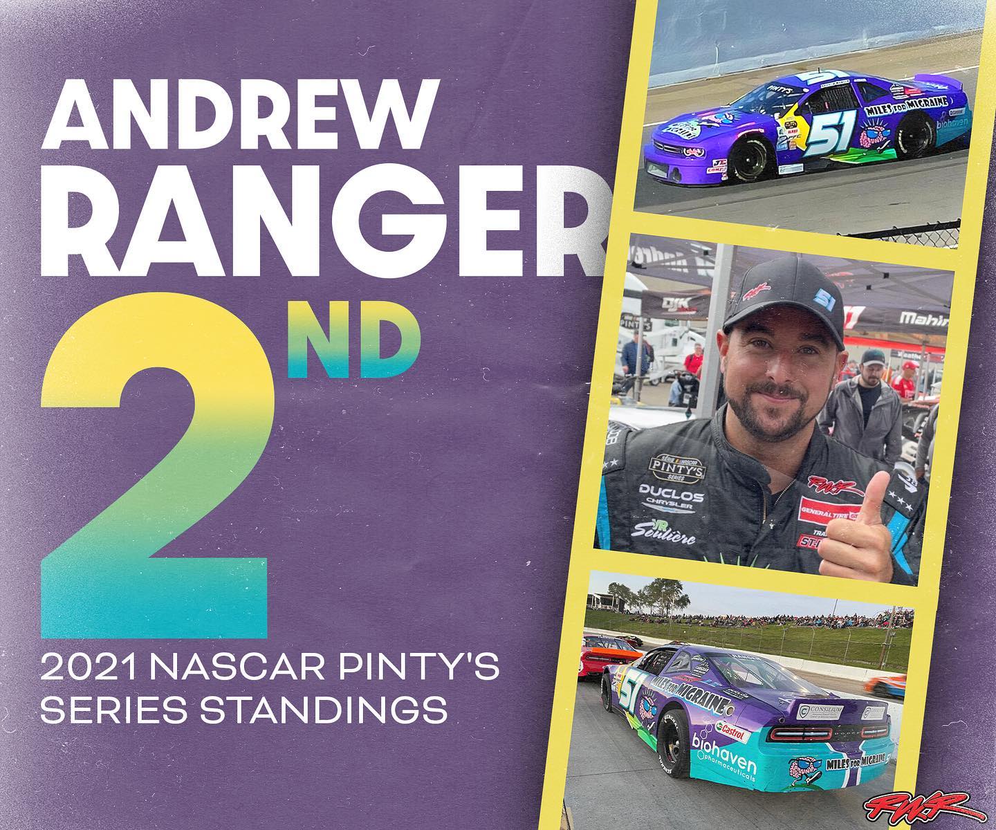 Congratulations to Andrew Ranger for... - Rick Ware Racing