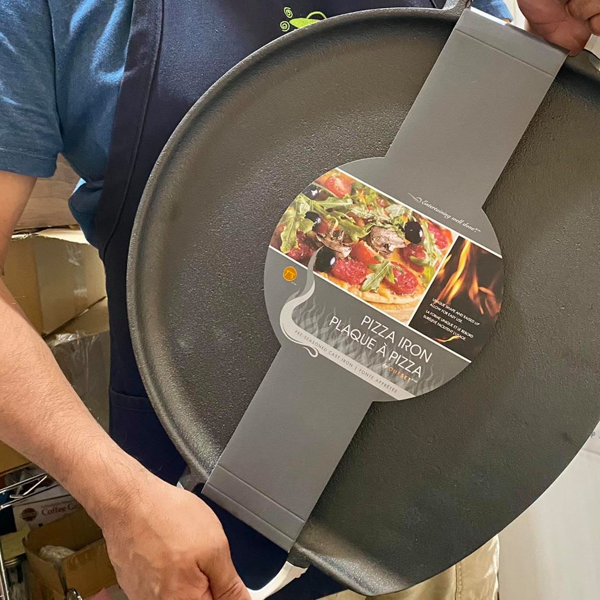 Metro Cooks - 🍕 (pre-seasoned) Cast Iron Pizza Stones ARE...