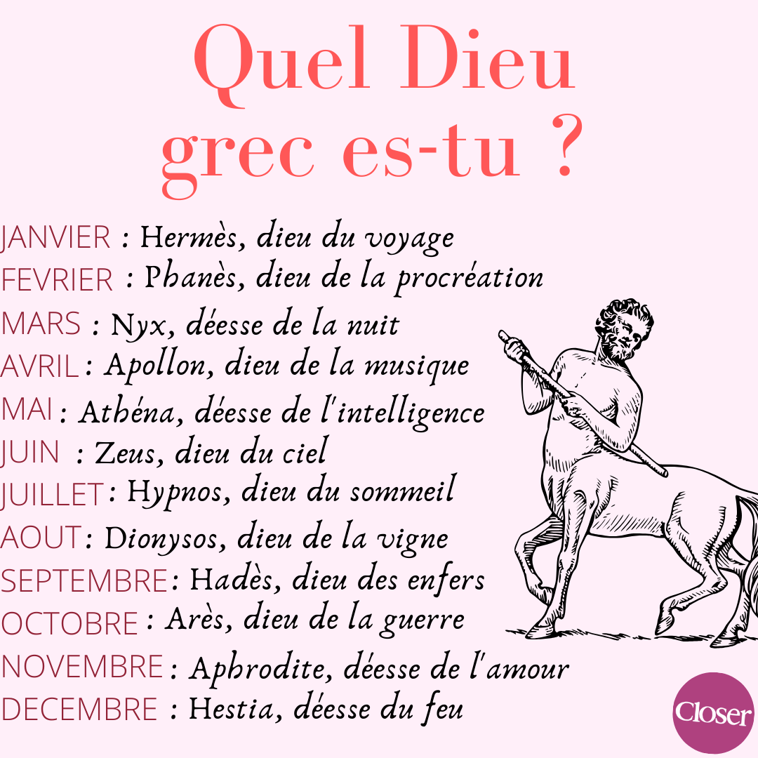 Quel Dieu De La Mythologie Grecque Es Tu