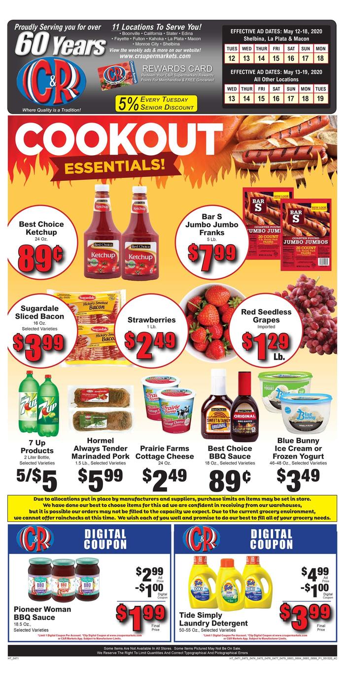 C&R Markets - ‼️ WEEKLY AD ‼️ Check out our weekly ad and... | Facebook