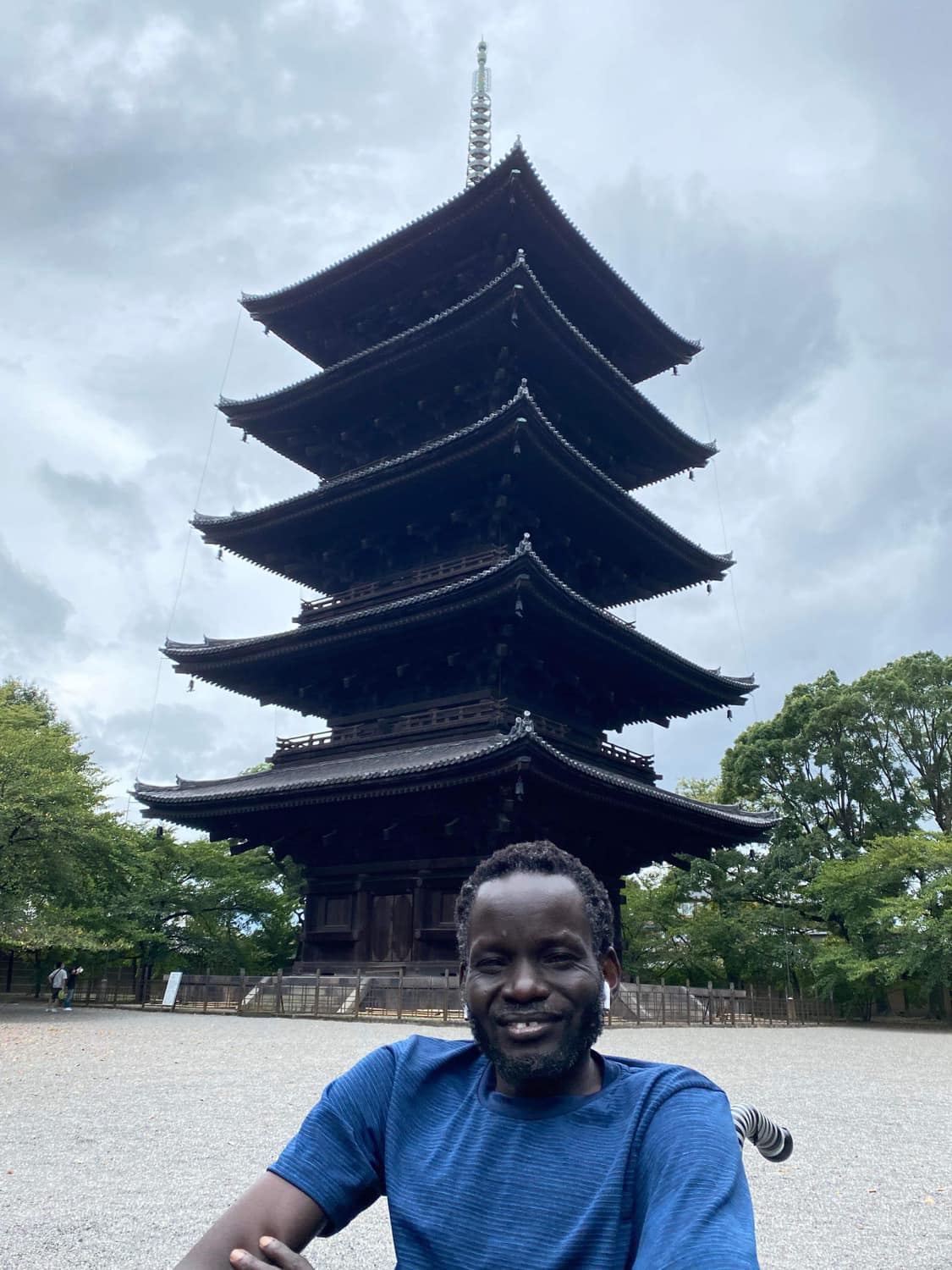 To-ji Temple's five-story pagoda in Kyoto, Japan