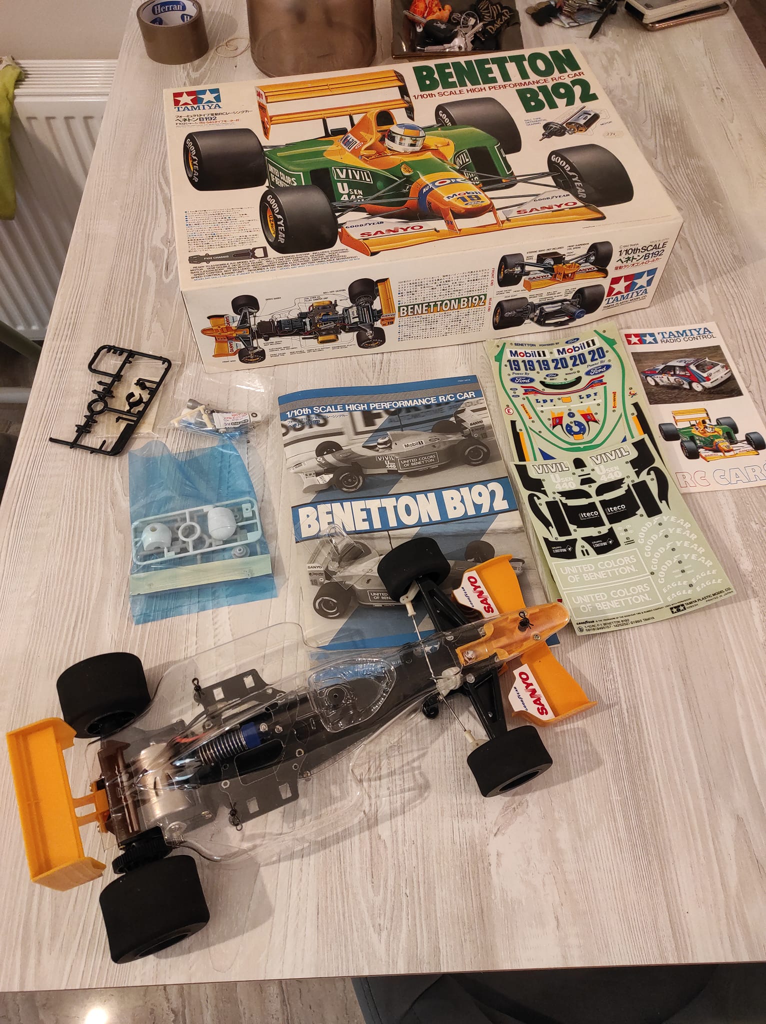 Sold) For sell : New Tamiya F102 Benetton ford B192 Price 210