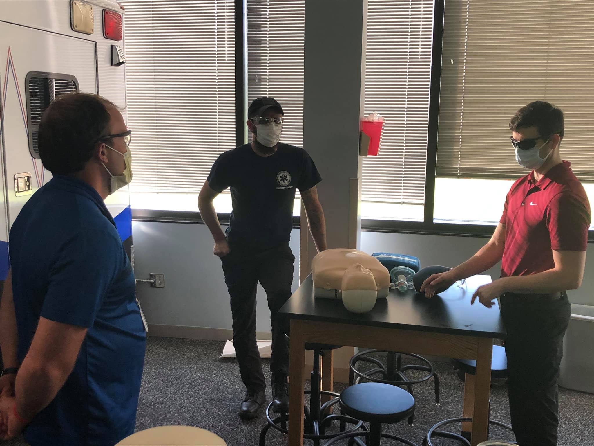 We. Are. Back! Our paramedic night lab met for the first time since ...