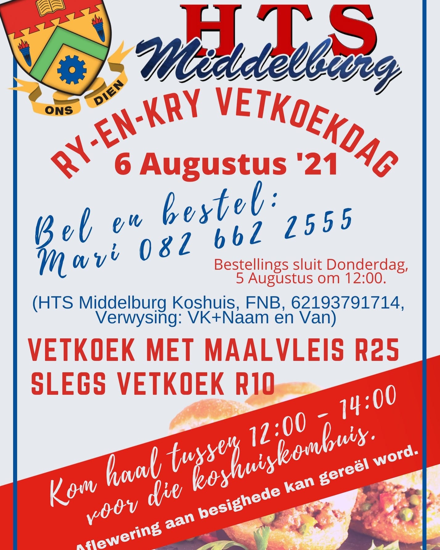 HTS Middelburg - Vrydag, 6 Augustus 2021 word verklaar as... | Facebook