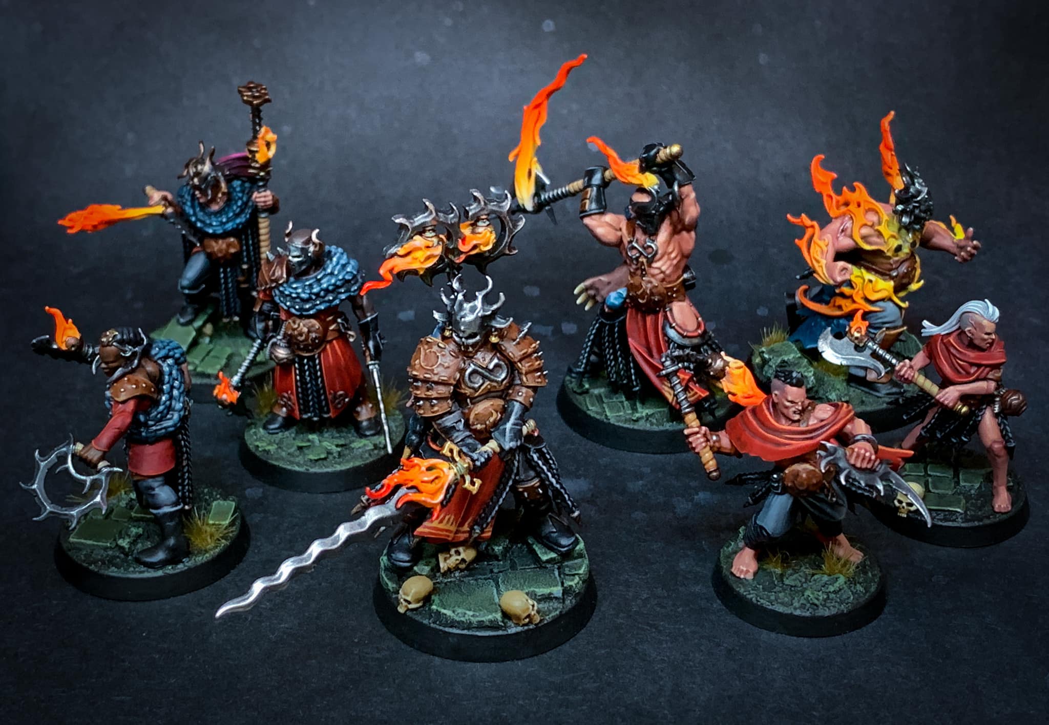 I finally painted the Warhammer Warcry Warband for myself:) Scions 
