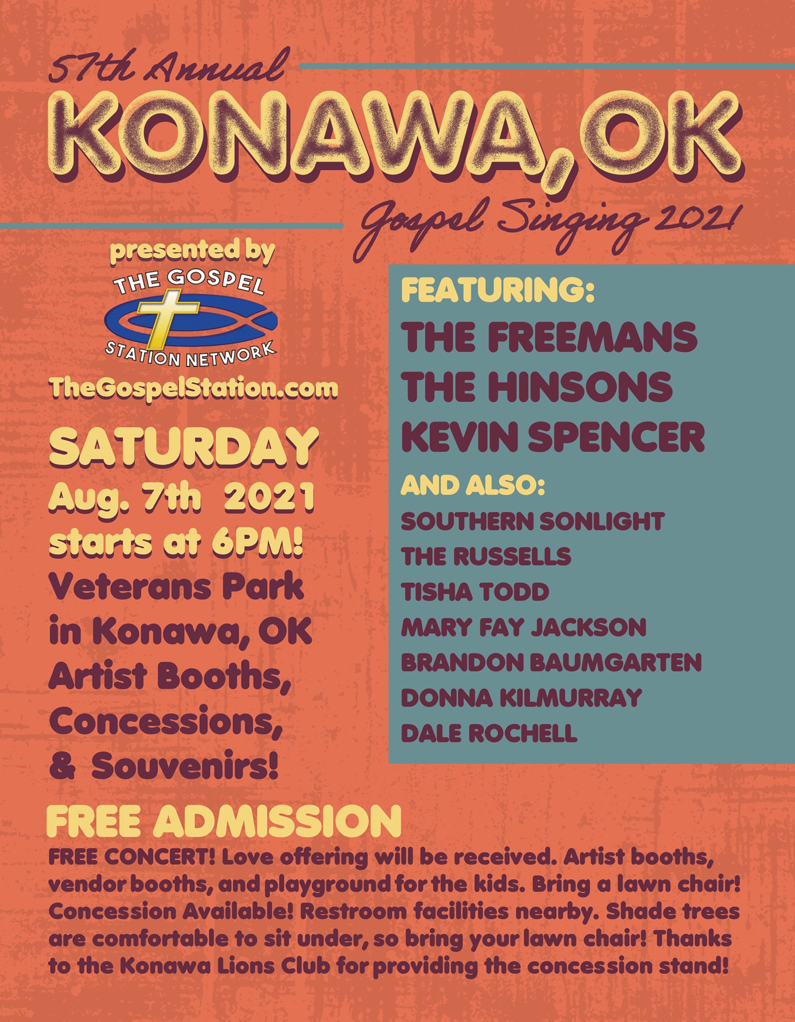 You're invited to the Konawa... - The Gospel Station Network | Facebook
