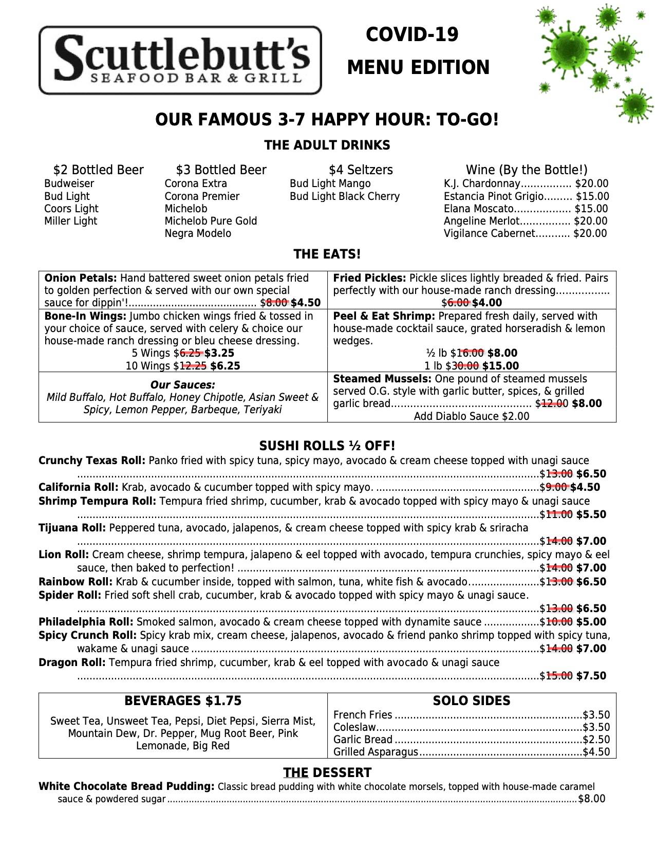The secret is out!... - Scuttlebutt's Seafood Bar and Grill