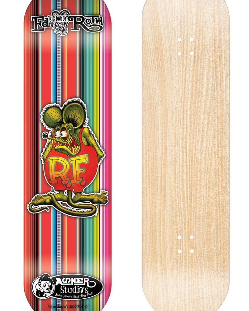 Rat Fink skateboard is now available on our website!!! Limited
