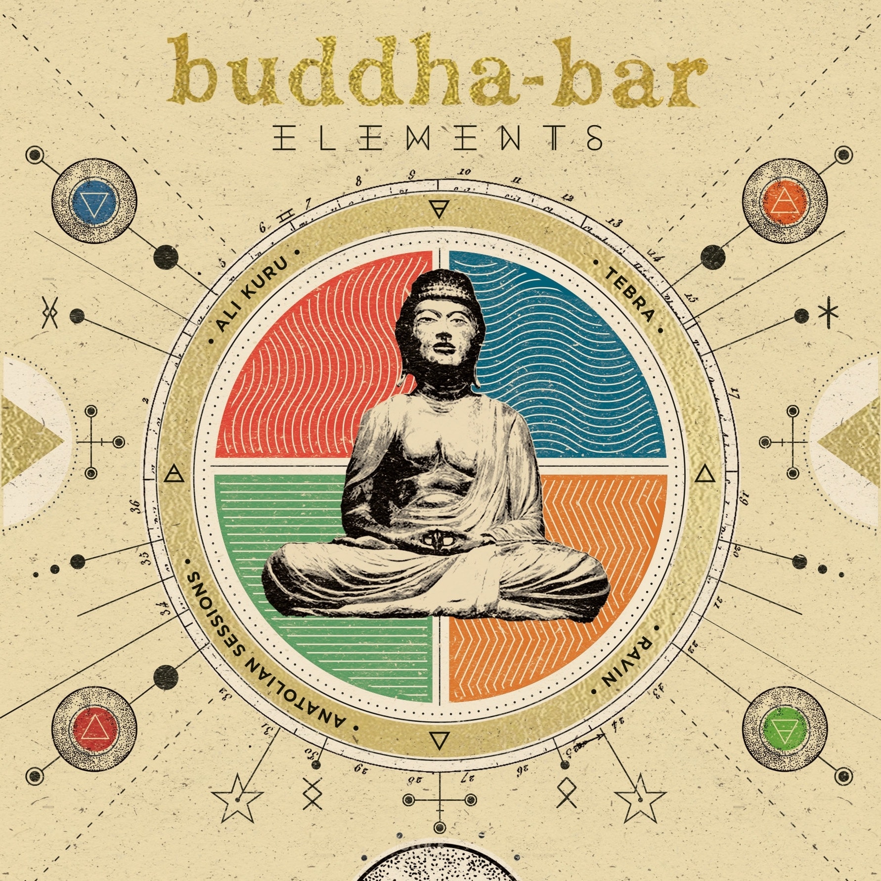 ⛰🌬🔥🌊Limited Edition - Buddha-Bar Elements🌊🔥🌬⛰ A 4 Cd box