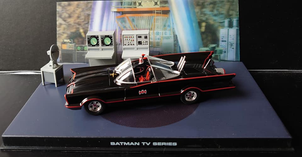 Batmobile Batman Detective Comics 1/43 - Modèle Voiture Eaglemoss Diecast, Neuf - Réf 005