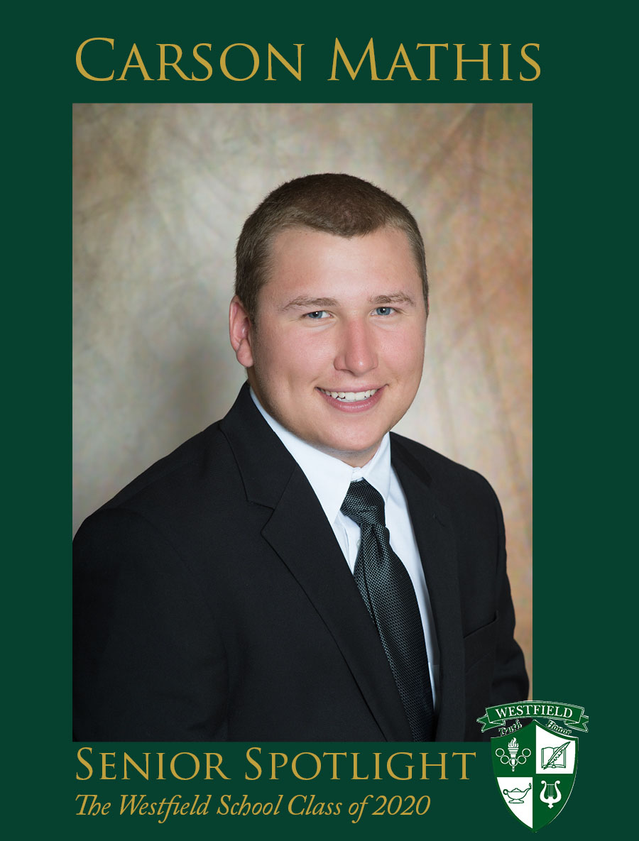 Congratulations to senior Carson... - The Westfield School