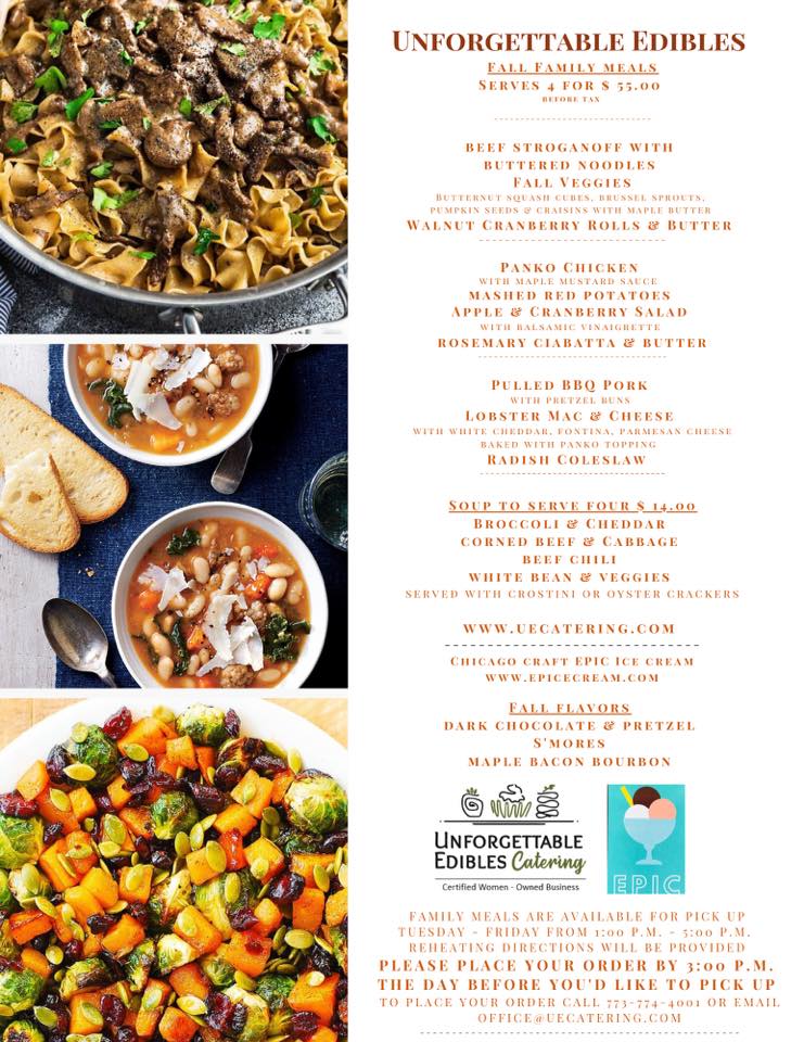 Our fall menu is still... - Unforgettable Edibles Catering | Facebook