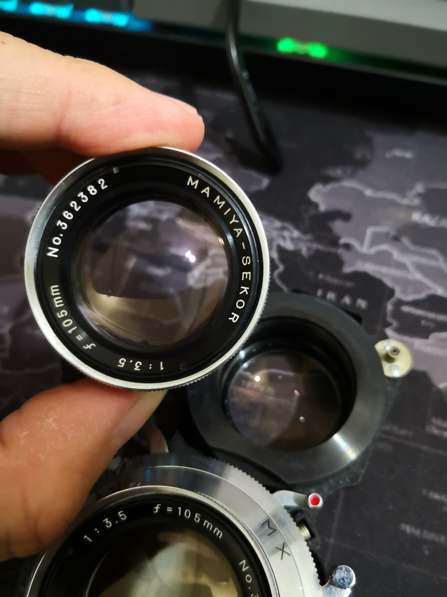 New lens -Mamiya Sekor 105 3,5 DS