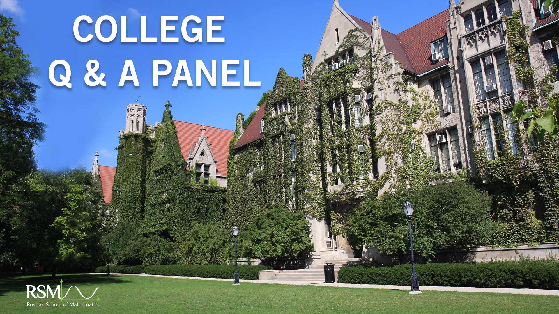 The College Q&A Panel is... - Russian School of Mathematics | Facebook
