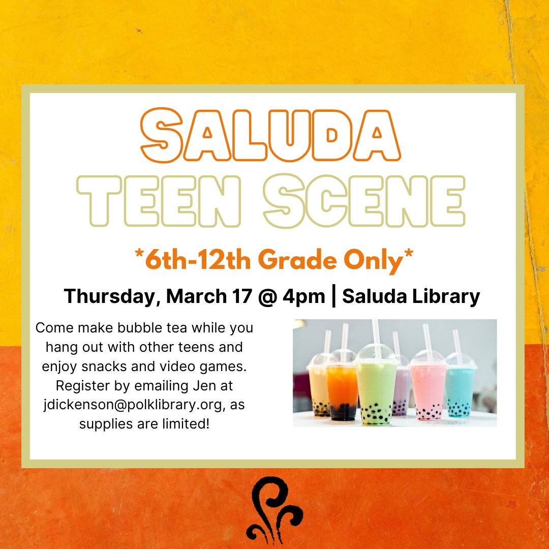 The teen program this month... - Polk County Public Libraries