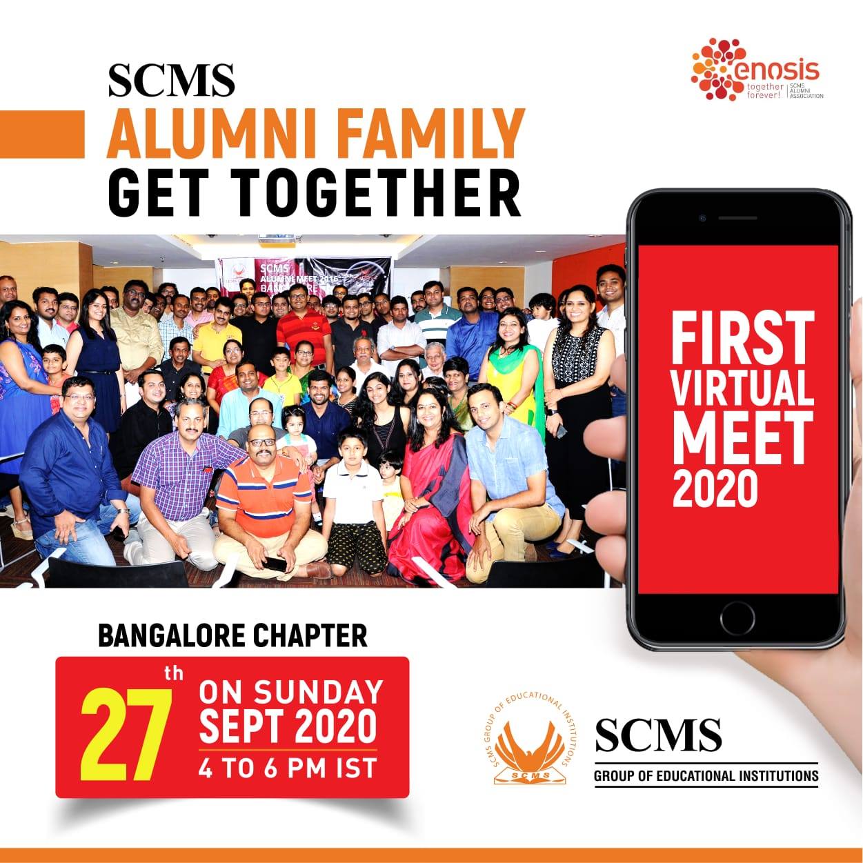 SCMS Cochin School of Business , India - The first virtual Alumni meet ...