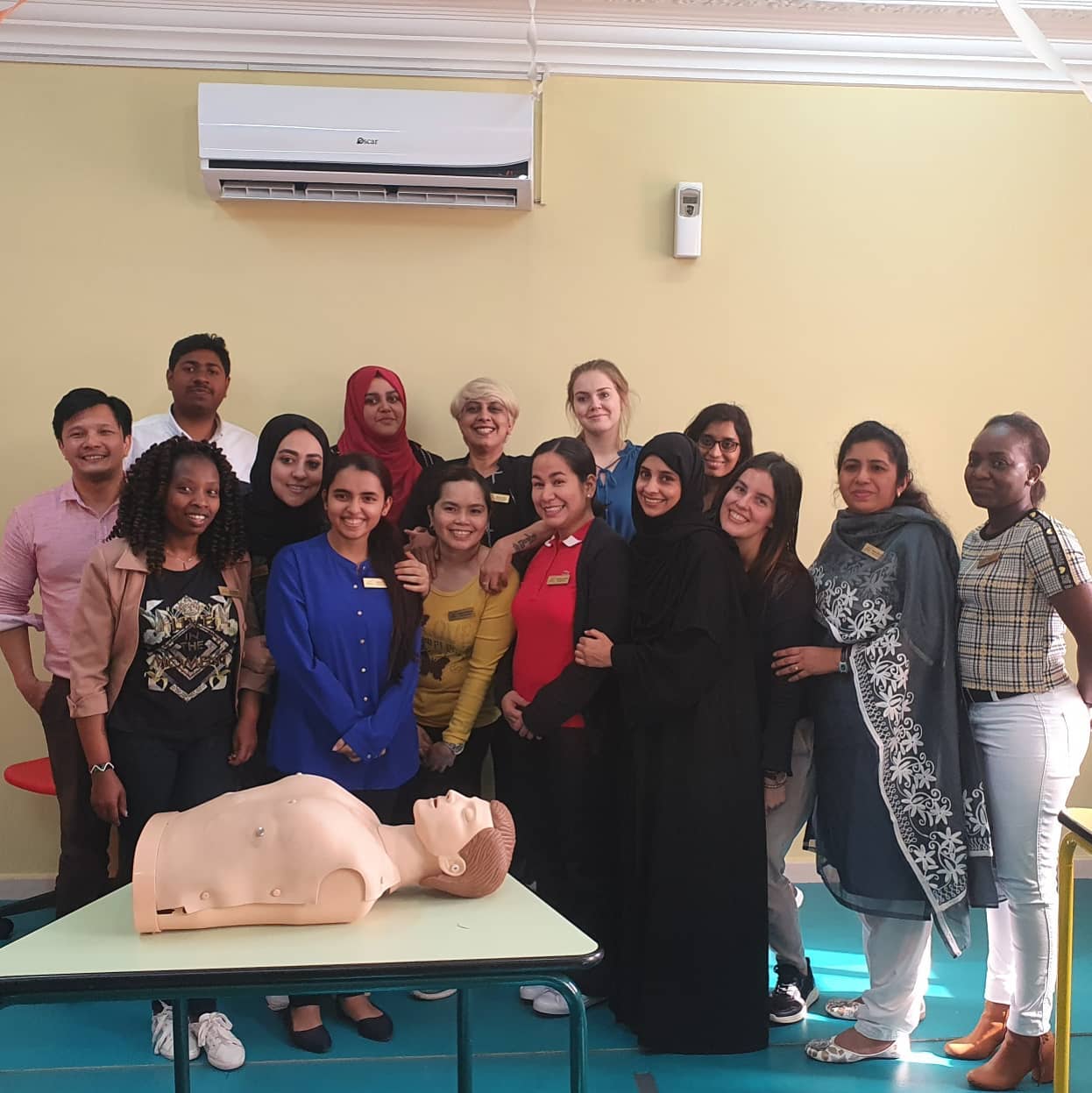 HOPE - Basic First Aid and CPR training for the staff of...