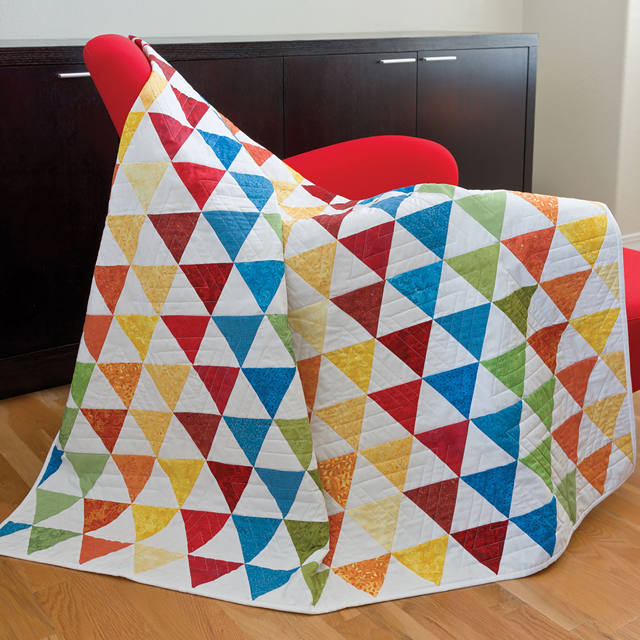 AccuQuilt - The GO! Majestic Pyramids Quilt Pattern is a...