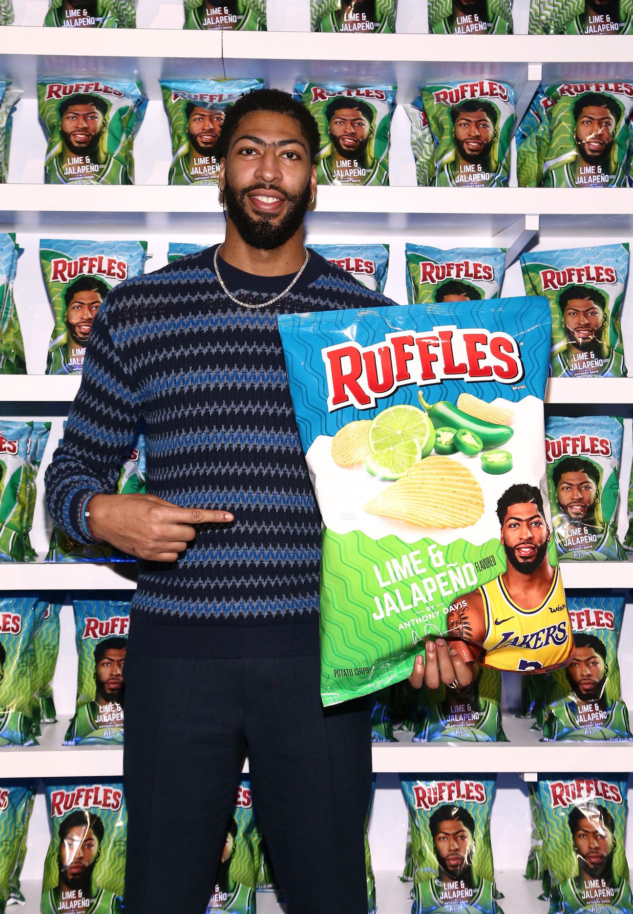 NBA - On Tuesday in LA, Ruffles & Anthony Davis revealed... | Facebook
